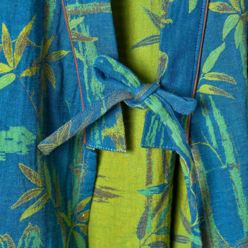 Ensemble de vêtements d'intérieur kimono en gaze de coton et bambou - image 23