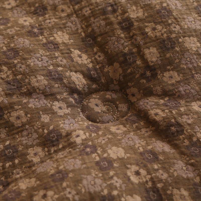 Couette florale rétro en gaze de coton jacquard - image 25