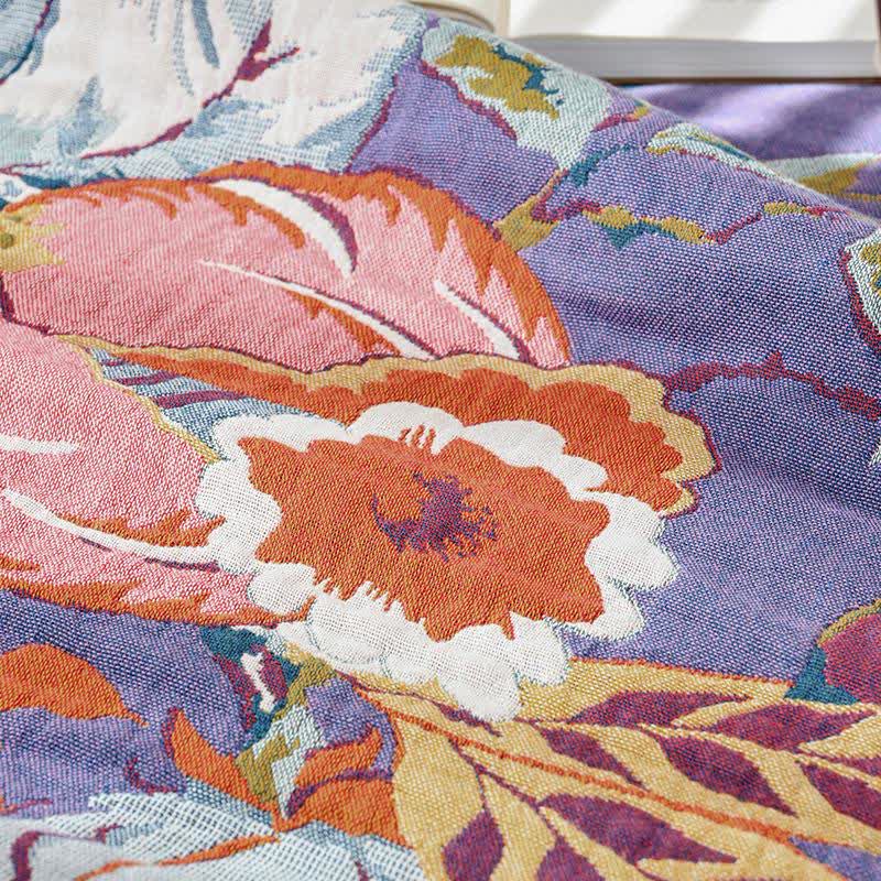 Couverture florale de rêve Ownkoti en gaze de pur coton - image 5