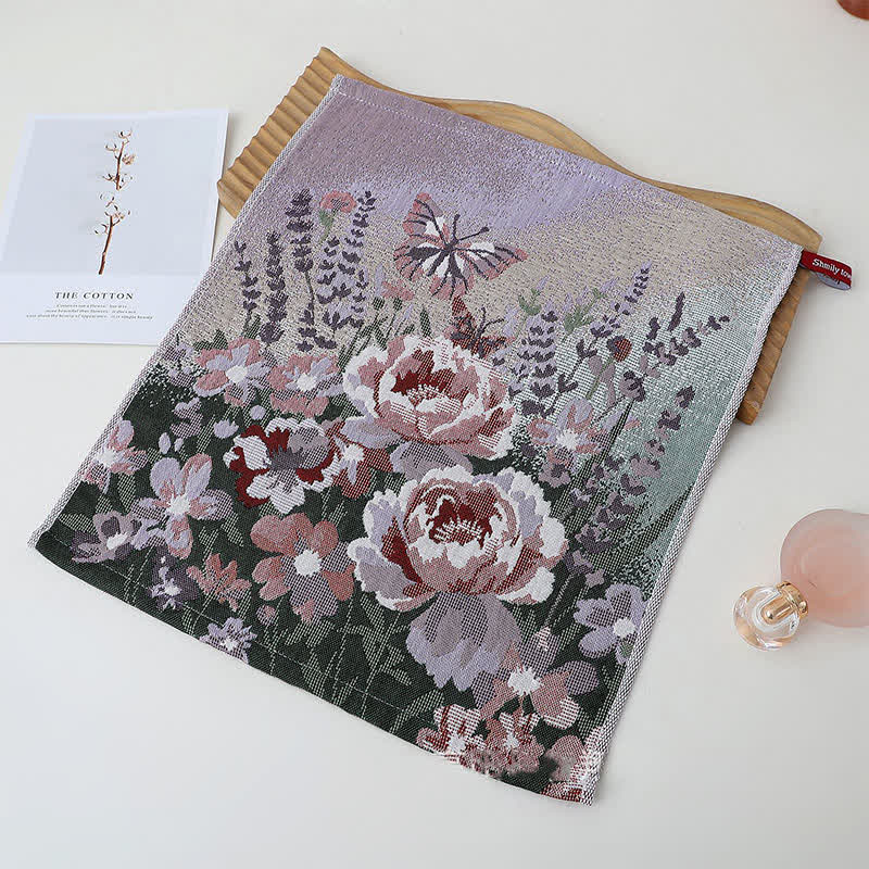 Torchon de cuisine Ownkoti en coton luxueux et absorbant, à motif floral - image 10