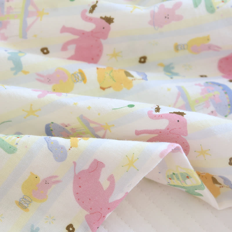 Ensemble pyjama « Terrain de jeux des éléphants » en gaze de coton - image 12
