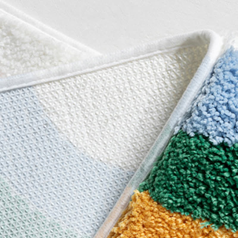 Tapis de bain décoratif à motifs arc-en-ciel - image 6