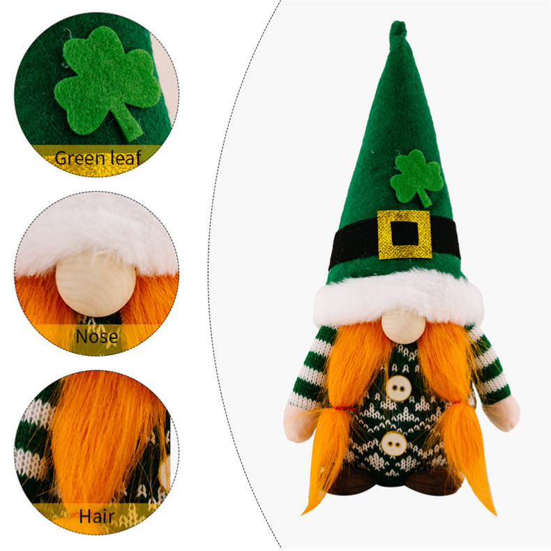 Peluche lutin faite main pour la Saint-Patrick - image 8
