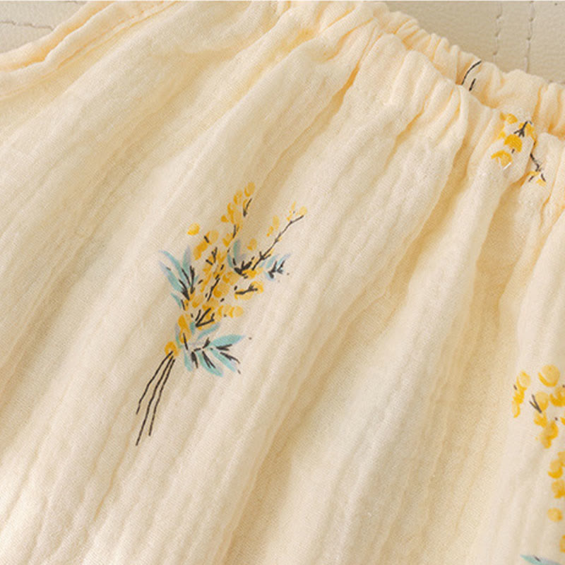 Chemise de nuit de style champêtre à motifs floraux - image 9