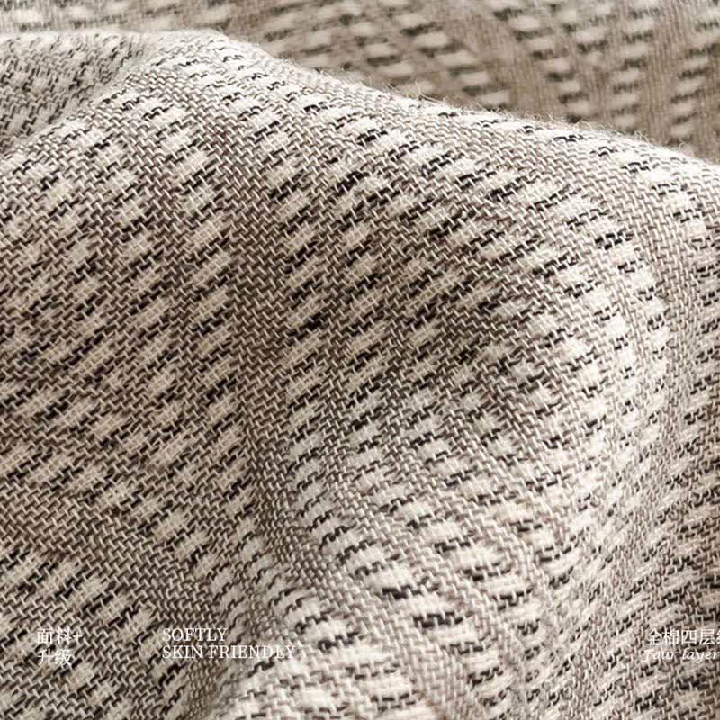 Couverture matelassée en gaze de coton à motif ondulé - image 7