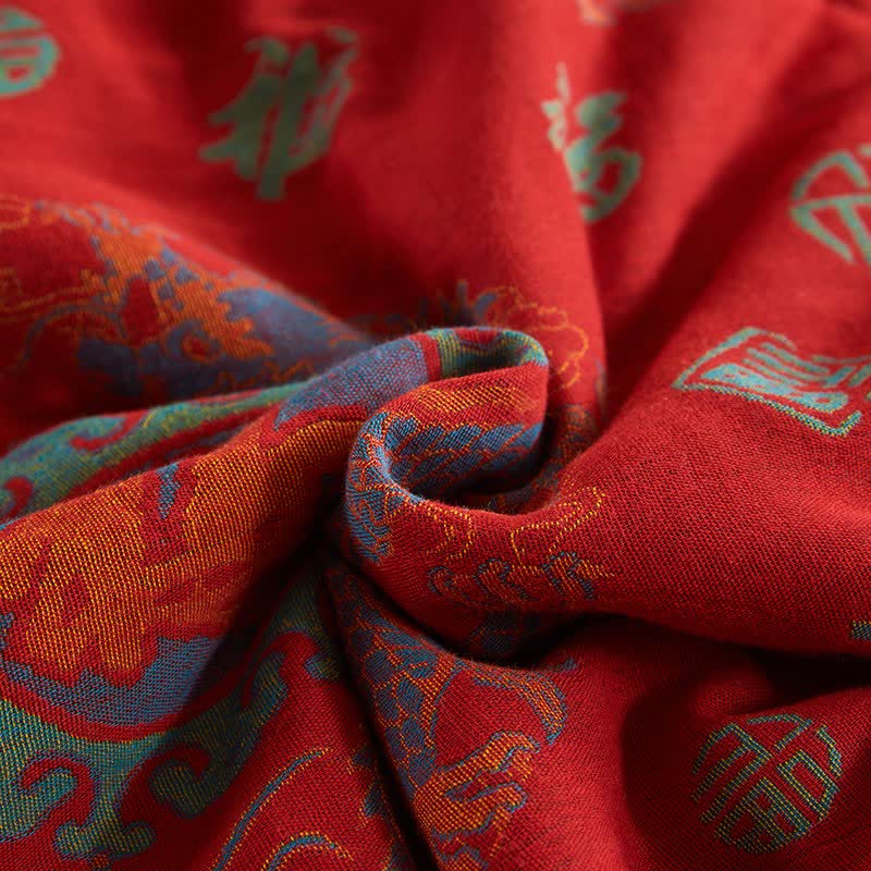 Couette rétro en jacquard de gaze de coton - image 10
