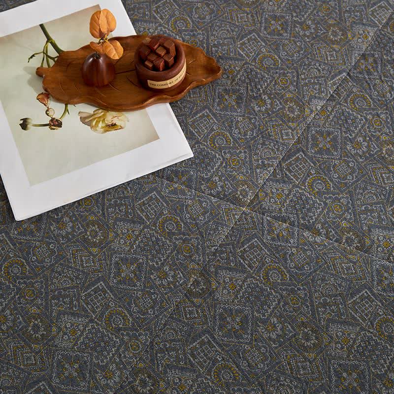 Couette en gaze de coton jacquard à motif subtil - image 8
