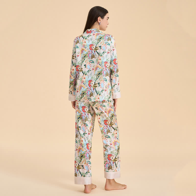 Ensemble pyjama à fleurs tropicales - image 5