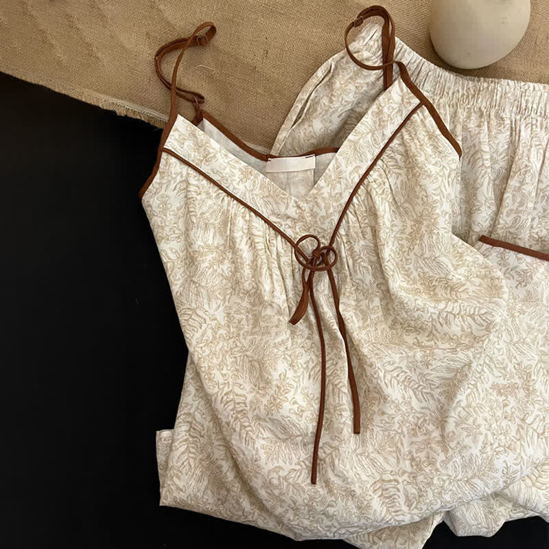 Ensemble de salon beige avec détails de nœud - image 6