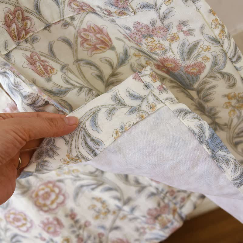 Peignoir kimono Ownkoti en gaze de coton à motif floral avec poche - image 12