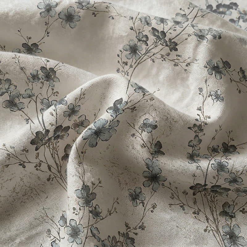 Couvre-lit vintage à motif floral en pur coton Ownkoti - image 4