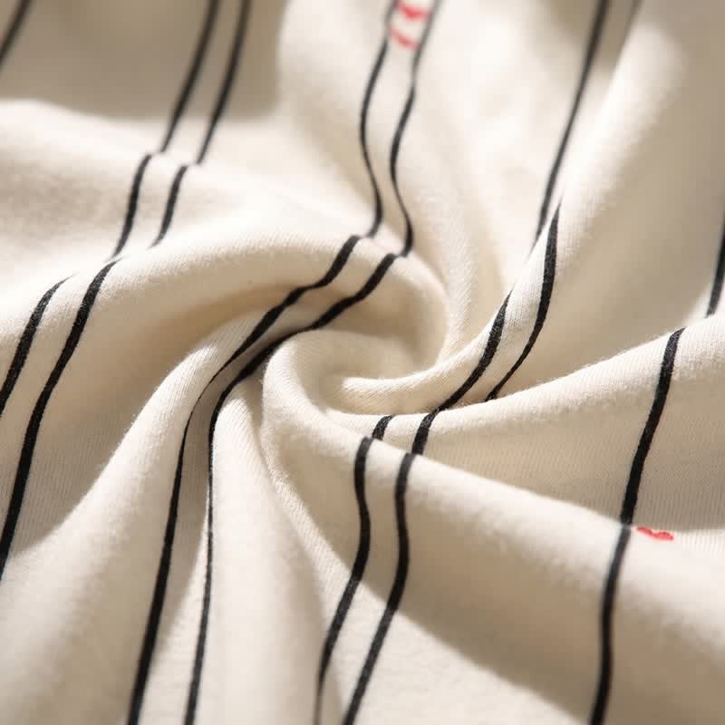 Robe midi de détente à bretelles en coton rayé Ownkoti - image 4