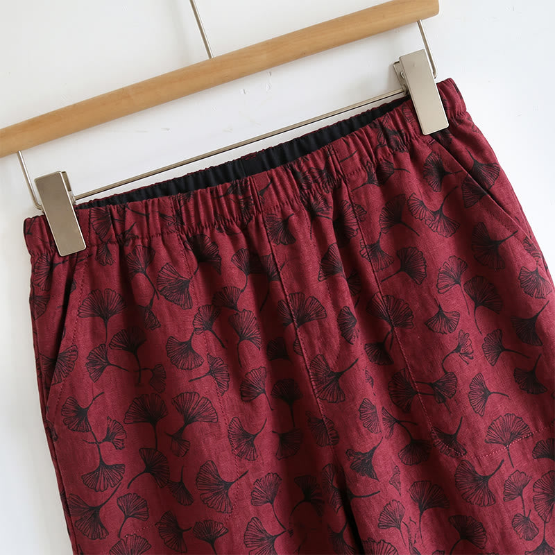 Ensemble de détente Ownkoti à fleurs romantiques (débardeur et pantalon) - image 14
