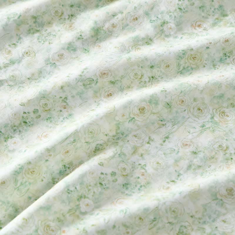 Ensemble de vêtements d'intérieur à bretelles et motif floral rose tendre Ownkoti - image 4