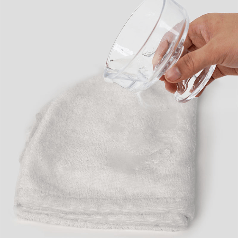 Robe pour chien à capuche en coton éponge blanc Ownkoti - image 4