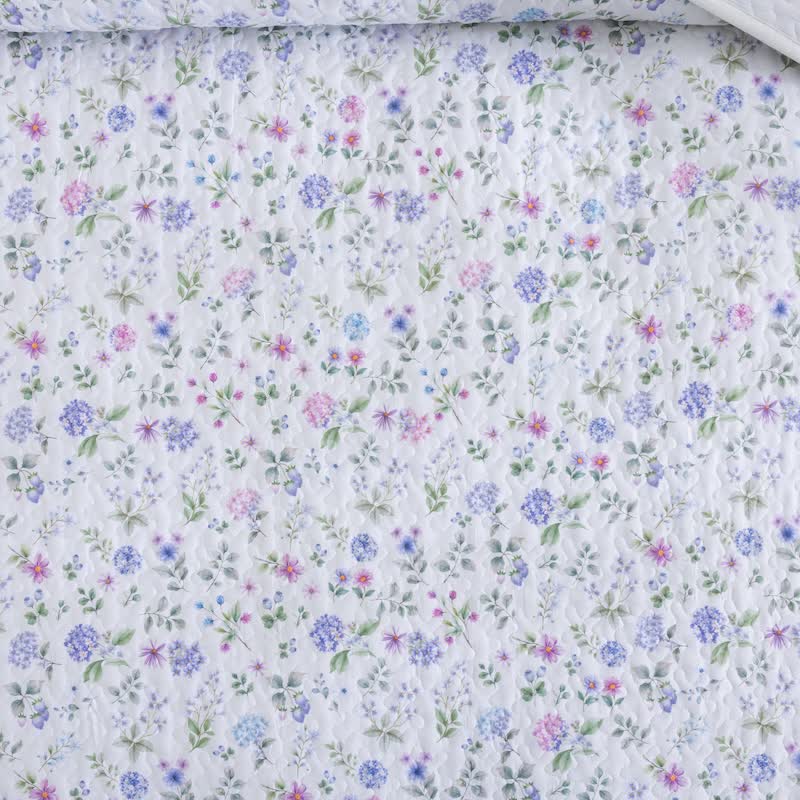Ensemble de courtepointe en coton à fleurs sauvages aquarelles Ownkoti - image 9
