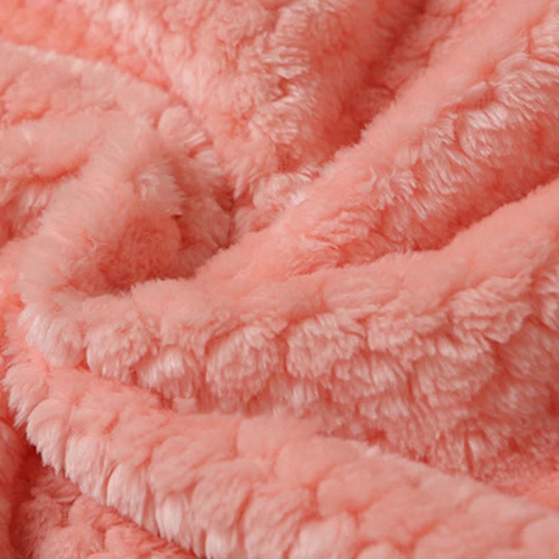 Pyjama en polaire épaisse, peignoir confortable