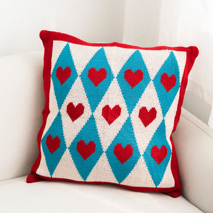 Couverture tricotée décorative Diamond & Love