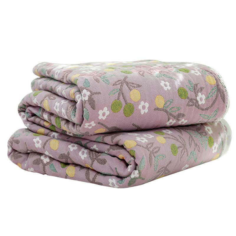 Couette réversible rétro, couette douce à motif floral