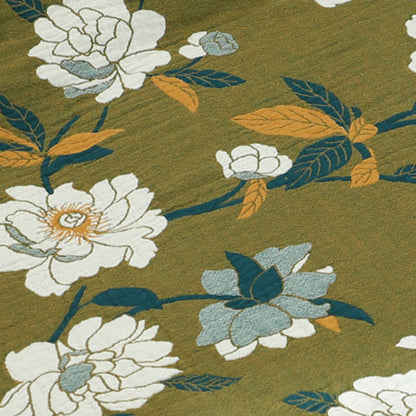 Couverture réversible Ownkoti à motif floral, housse de canapé en coton