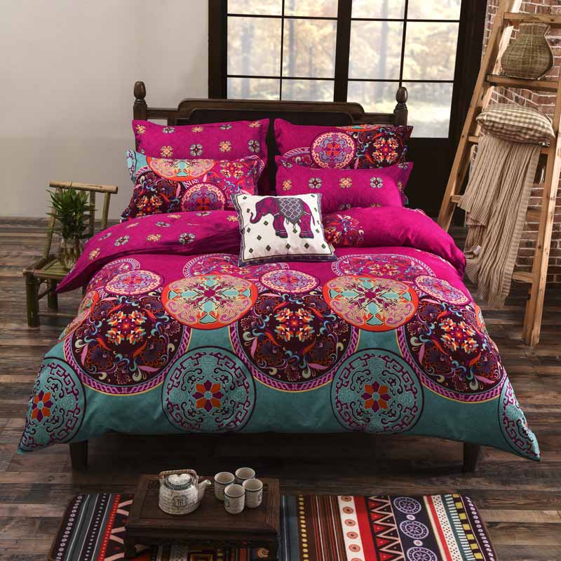 Housse de couette et taie d'oreiller « Juwel Flower »