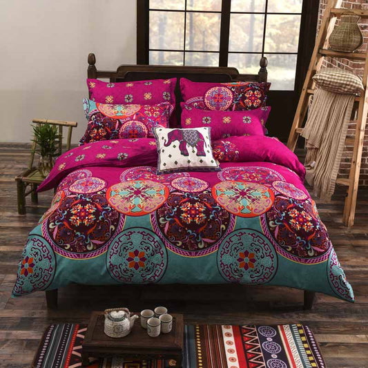 Housse de couette et taie d'oreiller « Juwel Flower »