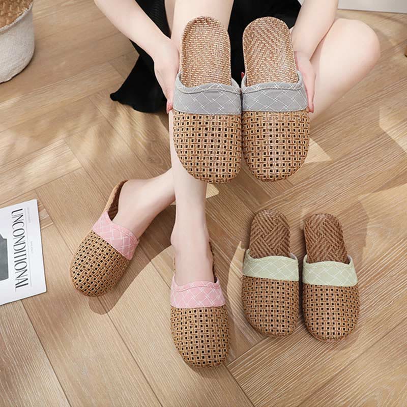 Chaussons plats modernes, creusés et antidérapants