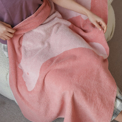 Serviette en coton respirant avec motif ours polaire