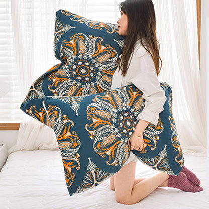 Coussins en coton bohème Ownkoti à motif floral (2 pièces)