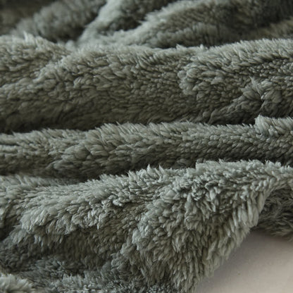 Ensemble pyjama en polaire douce avec broderie rétro