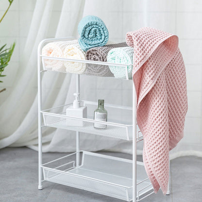 Serviette de bain en coton gaufré respirant Ownkoti
