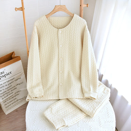 Ensemble pyjama col rond Simple Air Cotton
