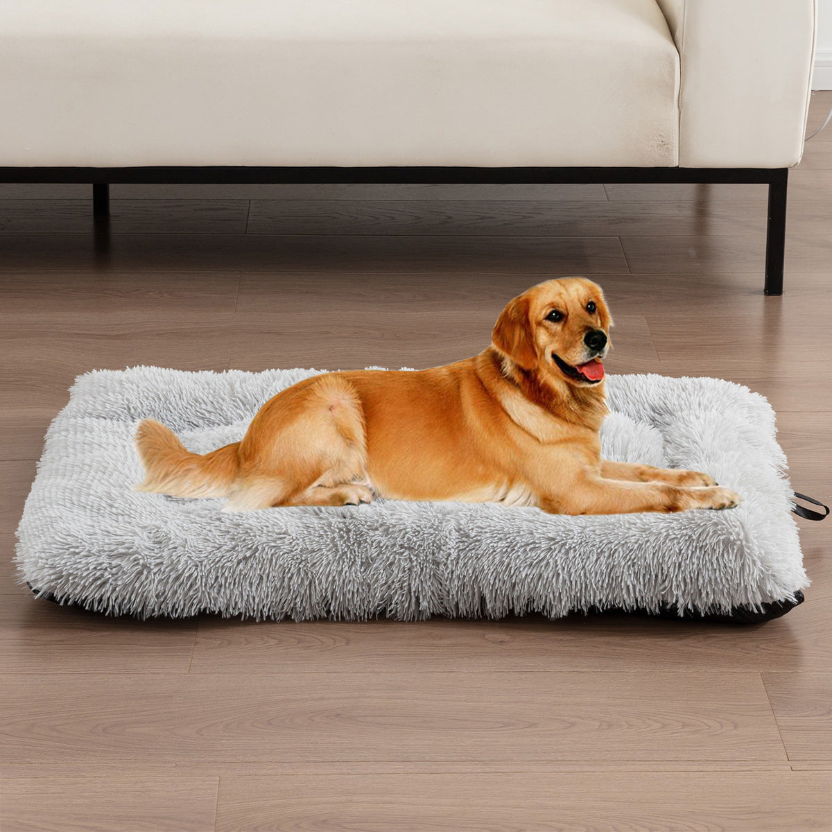 Tapis pour animaux en polaire doux et uni