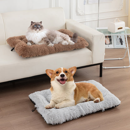 Tapis pour animaux en polaire doux et uni