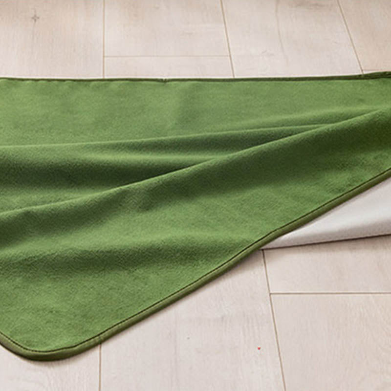Tapis pour animaux confortable et absorbant de couleur unie