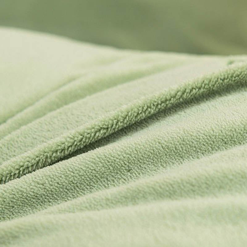 Taies d'oreiller décoratives en velours de couleur unie (2 pièces)