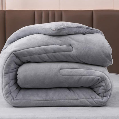 Couverture d'hiver simple, unie et douce