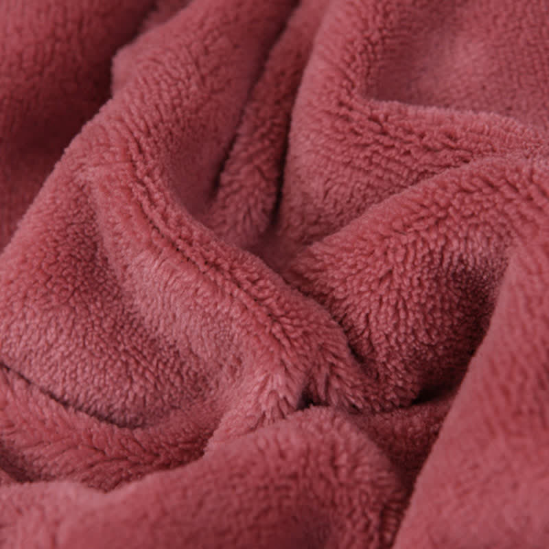 Couverture d'hiver simple, unie et douce