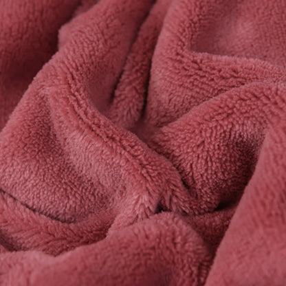 Couverture d'hiver simple, unie et douce