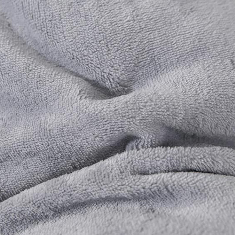 Couverture d'hiver simple, unie et douce