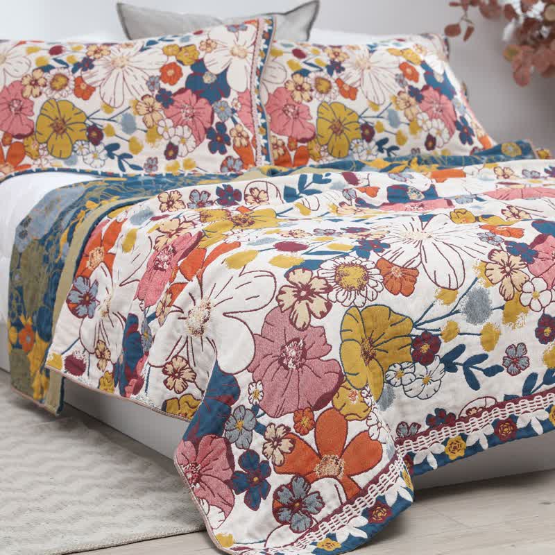 Couette légère en gaze de coton de style pastoral