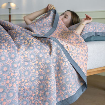 Couette luxueuse et douce en gaze de coton jacquard