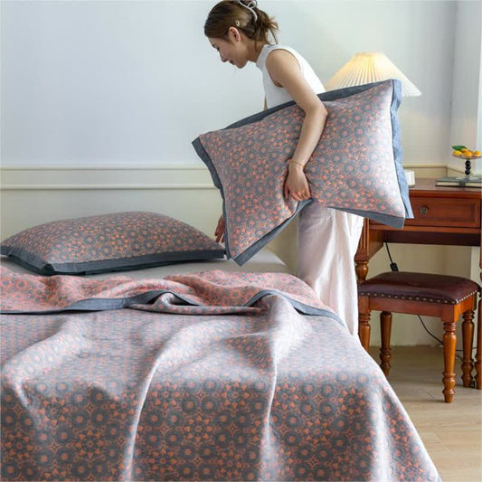 Couette luxueuse et douce en gaze de coton jacquard