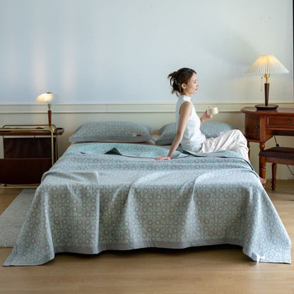 Couette luxueuse et douce en gaze de coton jacquard