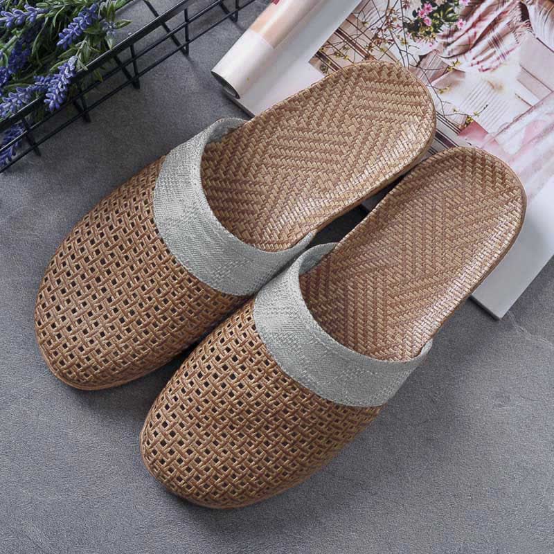 Chaussons plats rétro antidérapants et respirants