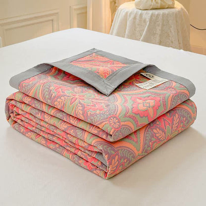 Couette d'été de style rétro en pur coton