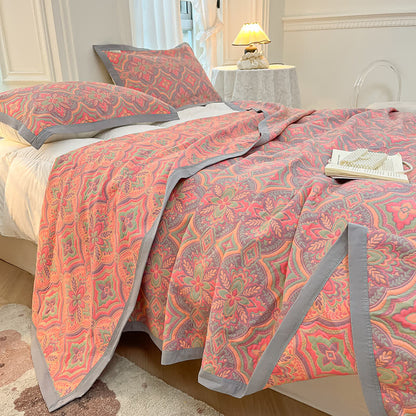 Couette d'été de style rétro en pur coton