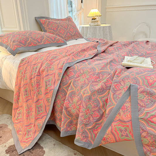 Couette d'été de style rétro en pur coton