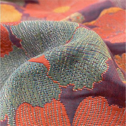 Couette réversible à fleurs en pur coton