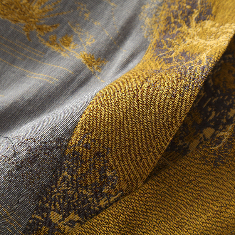 Peignoir kimono rétro respirant en pur coton